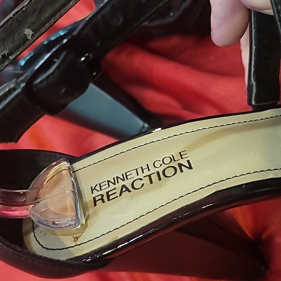 KENNETH COLE sz8 Fish N Chips strappy platform block heel - Picture 7 of 9